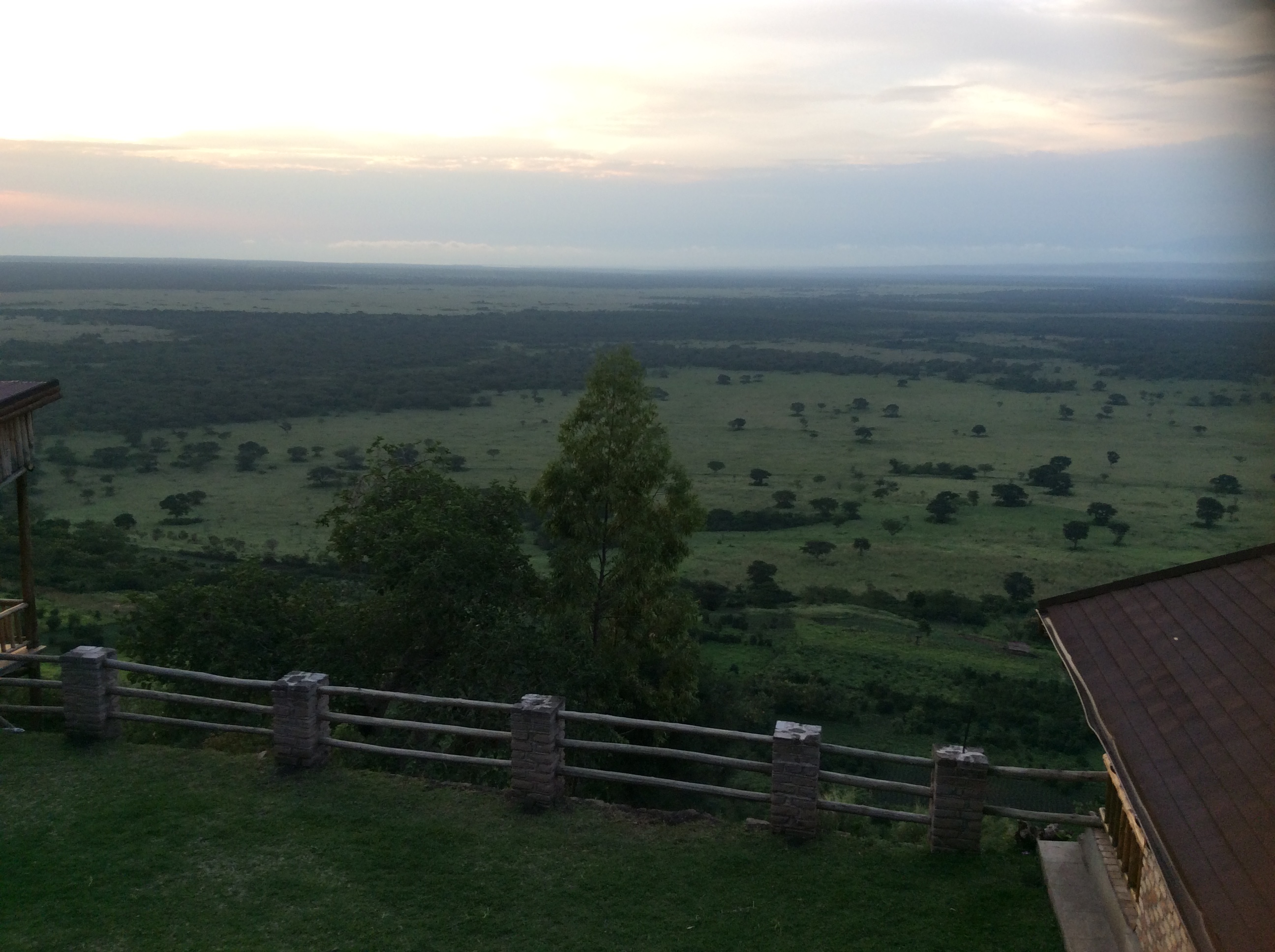 Queen Elizabeth National Game Park as viewed from the Lodge