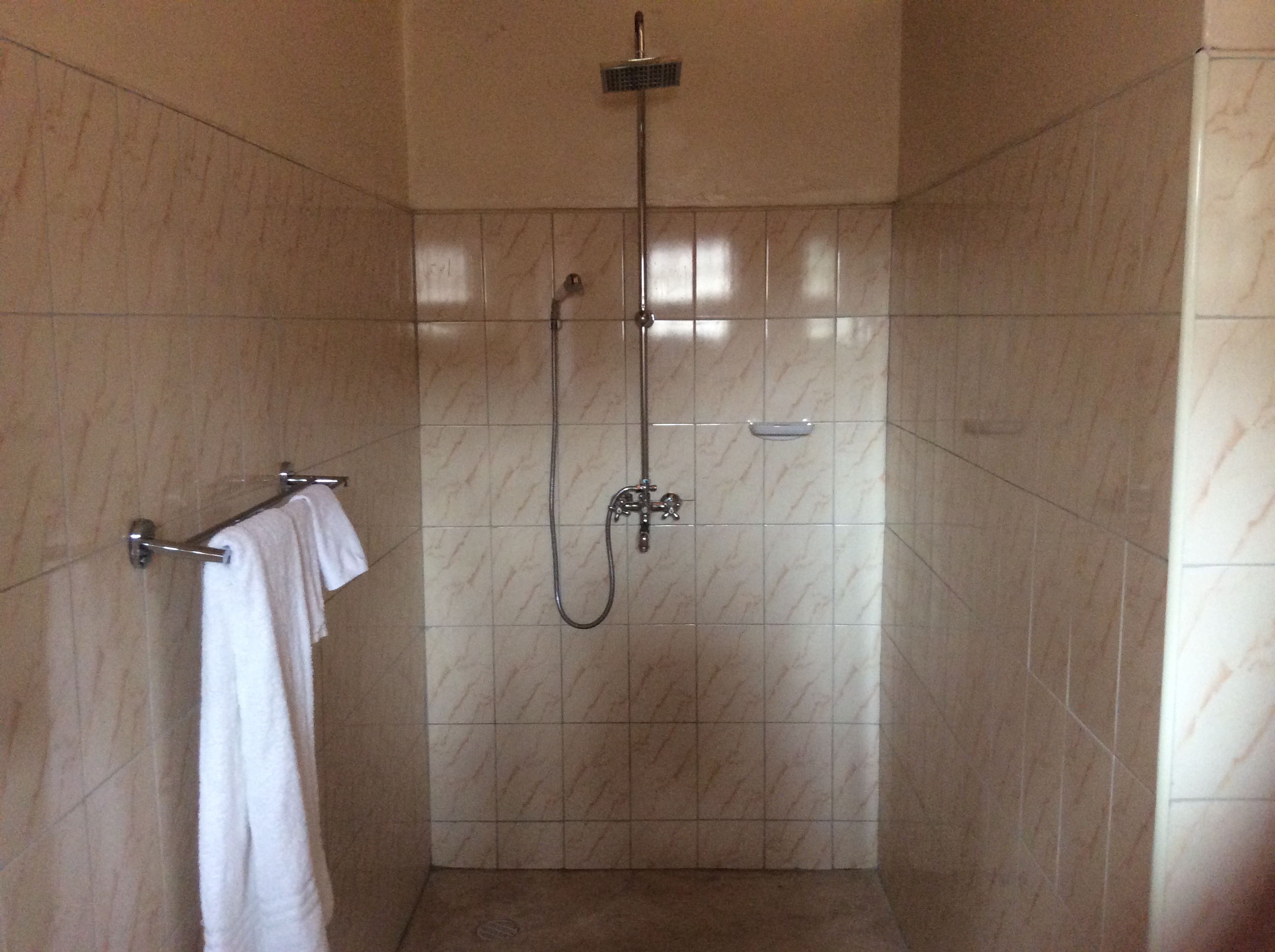 Shower in the cottage